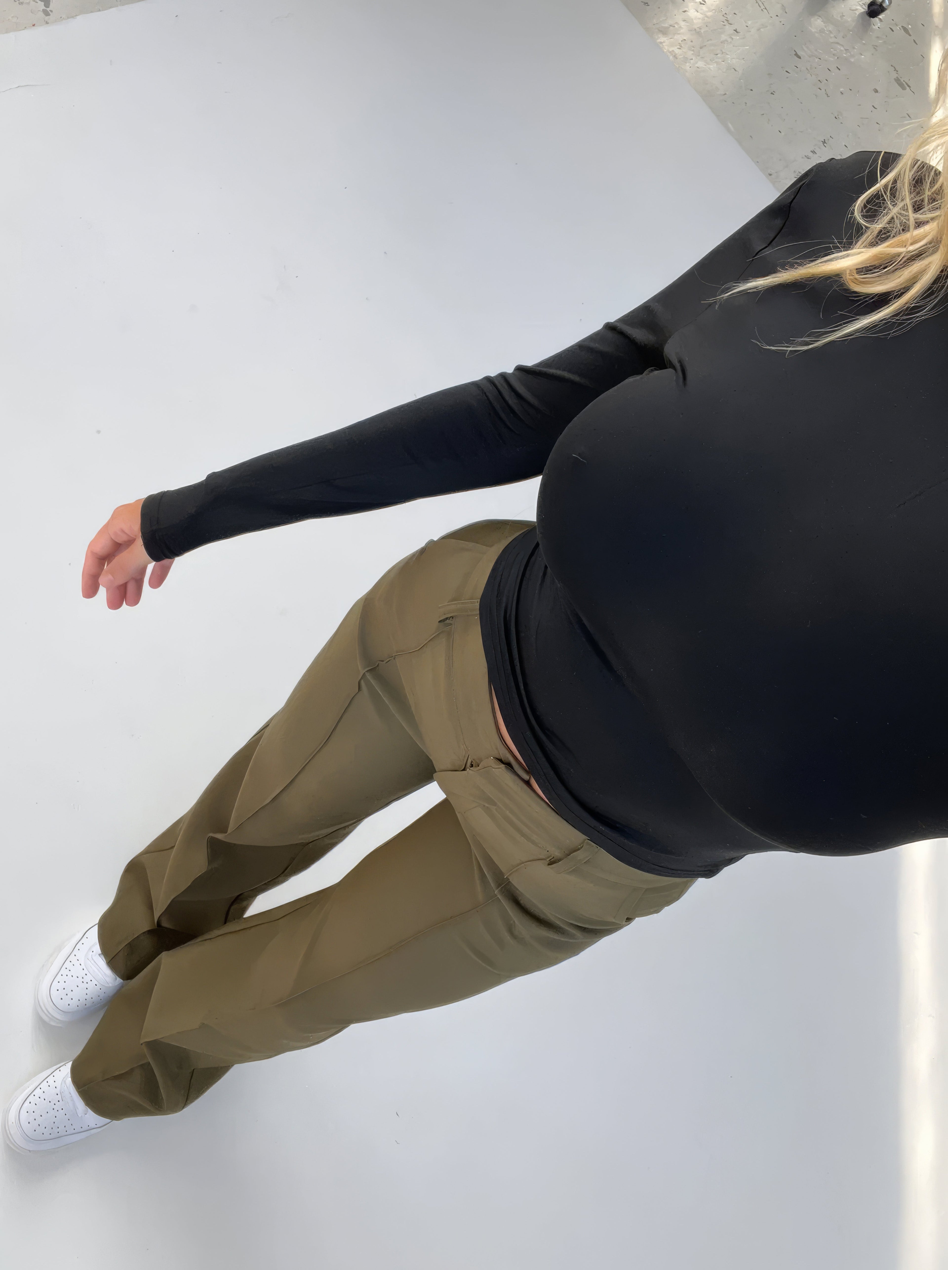 women's high waist wide-leg trousers