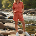 Women's Linen Co-Ord Set, available in multiple colourways