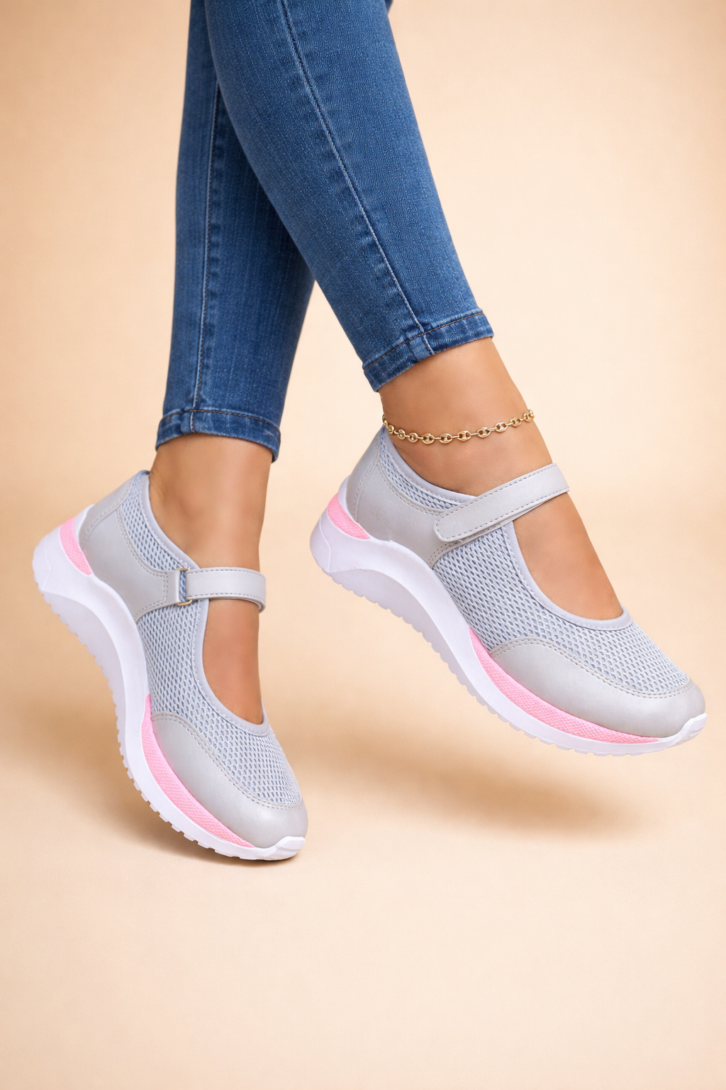 women's mary jane strap sneakers