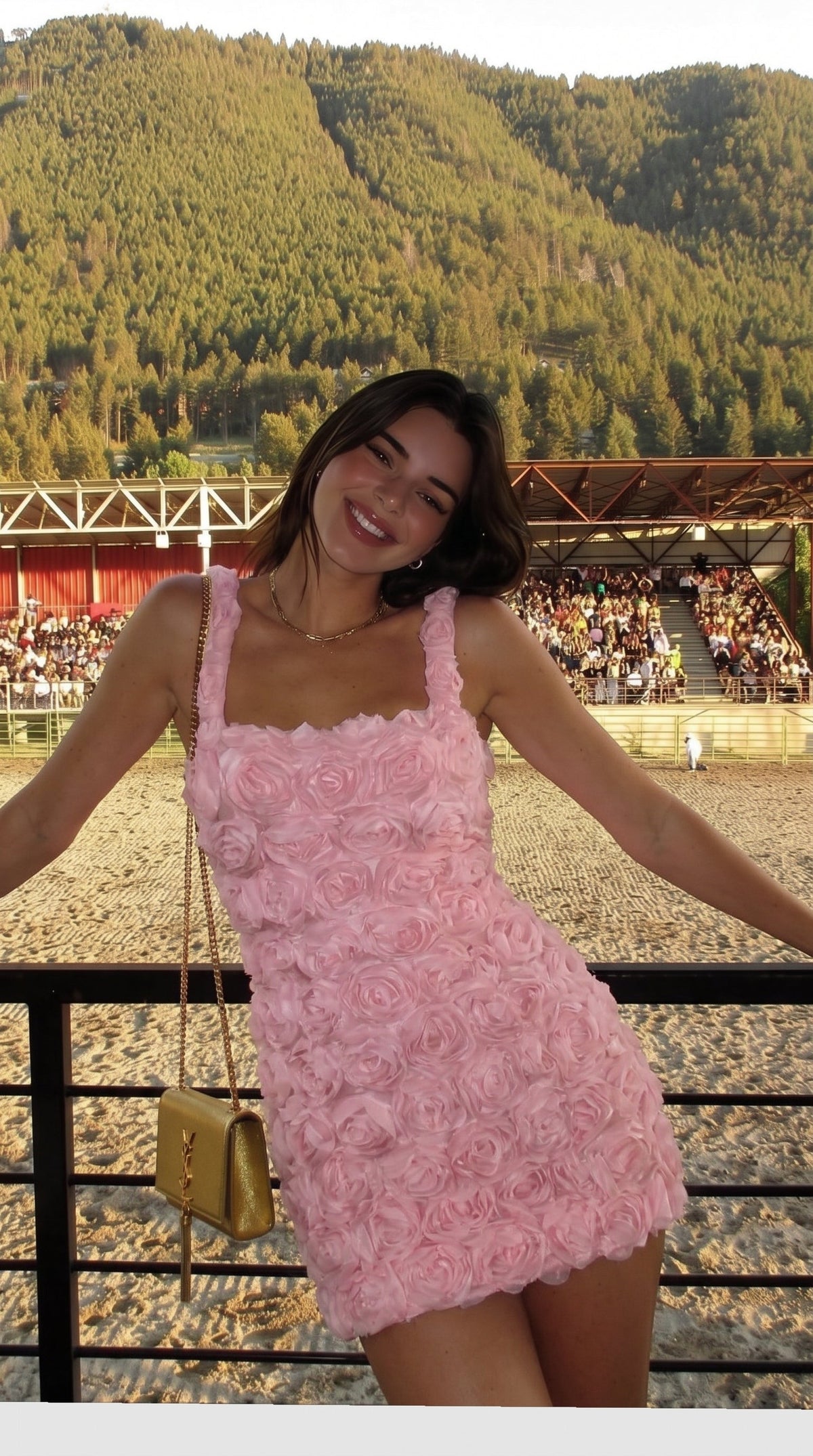 Women's Pink Mini Dress, product photo