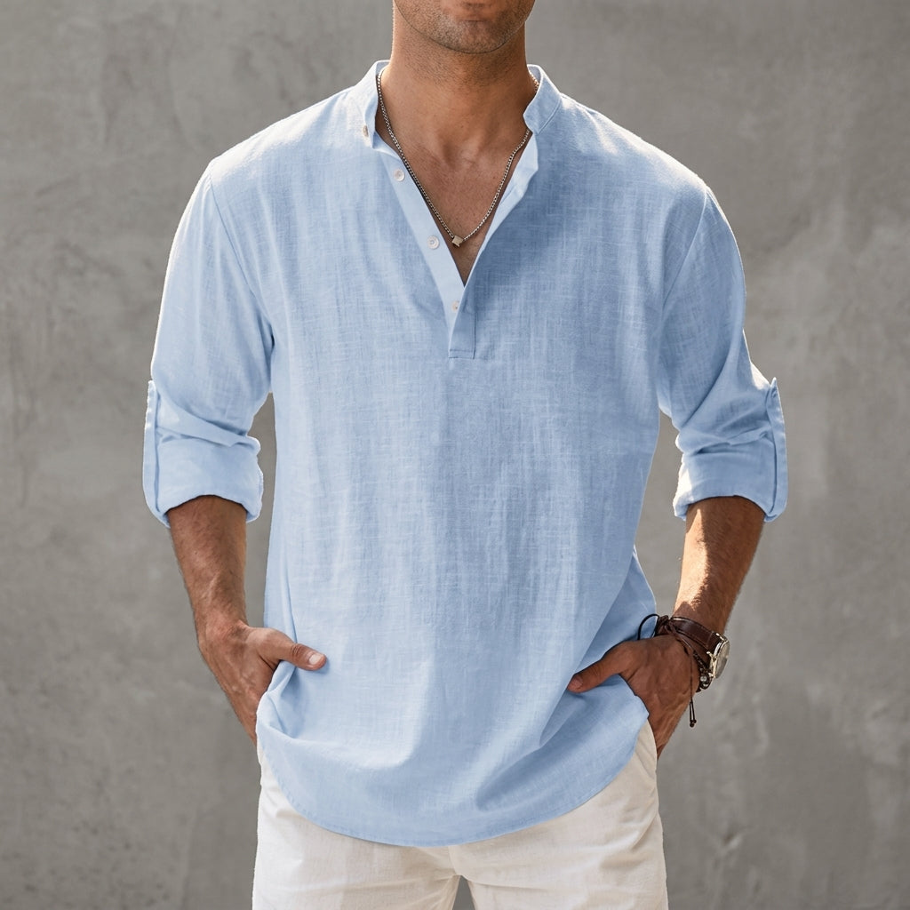 Relaxed linen shirt, available in multiple colourways, photo 2