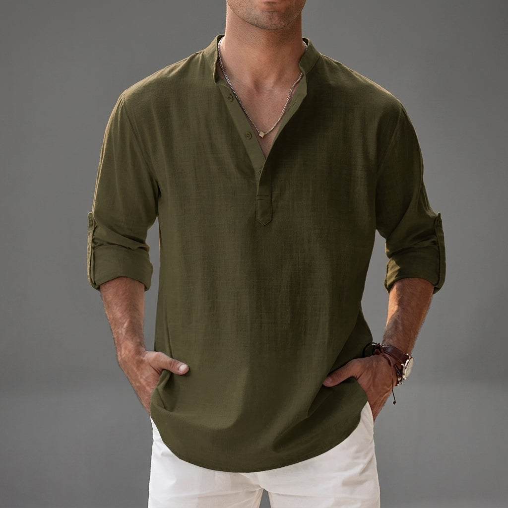 Relaxed linen shirt, available in multiple colourways, photo 11