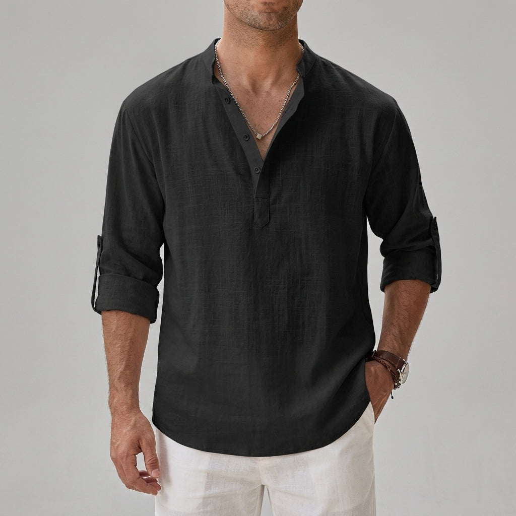 Relaxed linen shirt, available in multiple colourways, photo 3