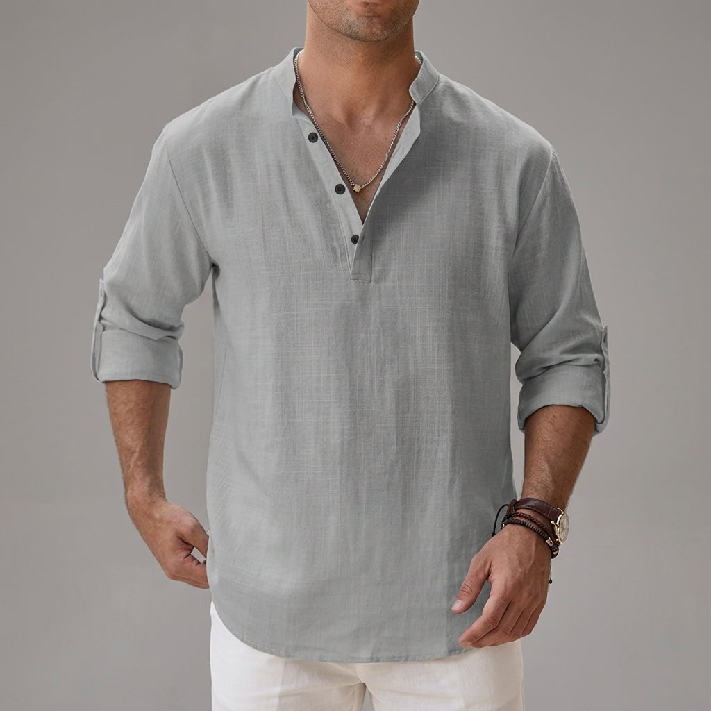 Relaxed linen shirt, available in multiple colourways, photo 4