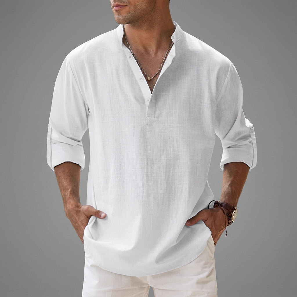 Relaxed linen shirt, available in multiple colourways, photo 5