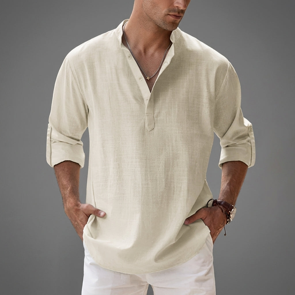 Relaxed linen shirt, available in multiple colourways, photo 6