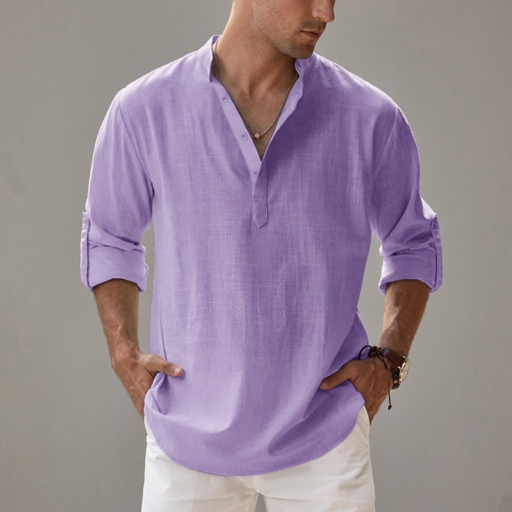 Relaxed linen shirt, available in multiple colourways, photo 7