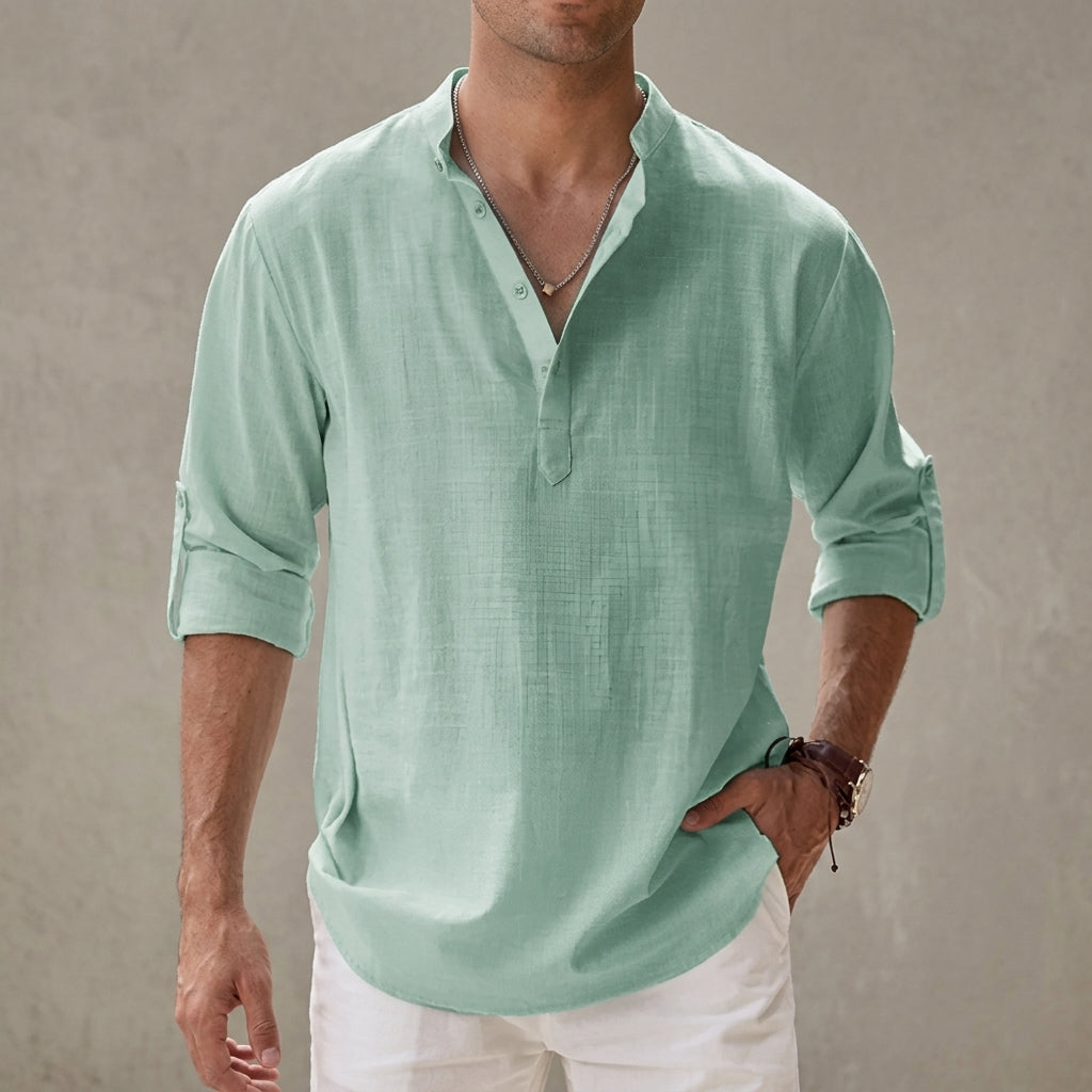 Relaxed linen shirt, available in multiple colourways, photo 9