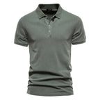 Men’s green men's classic polo shirt