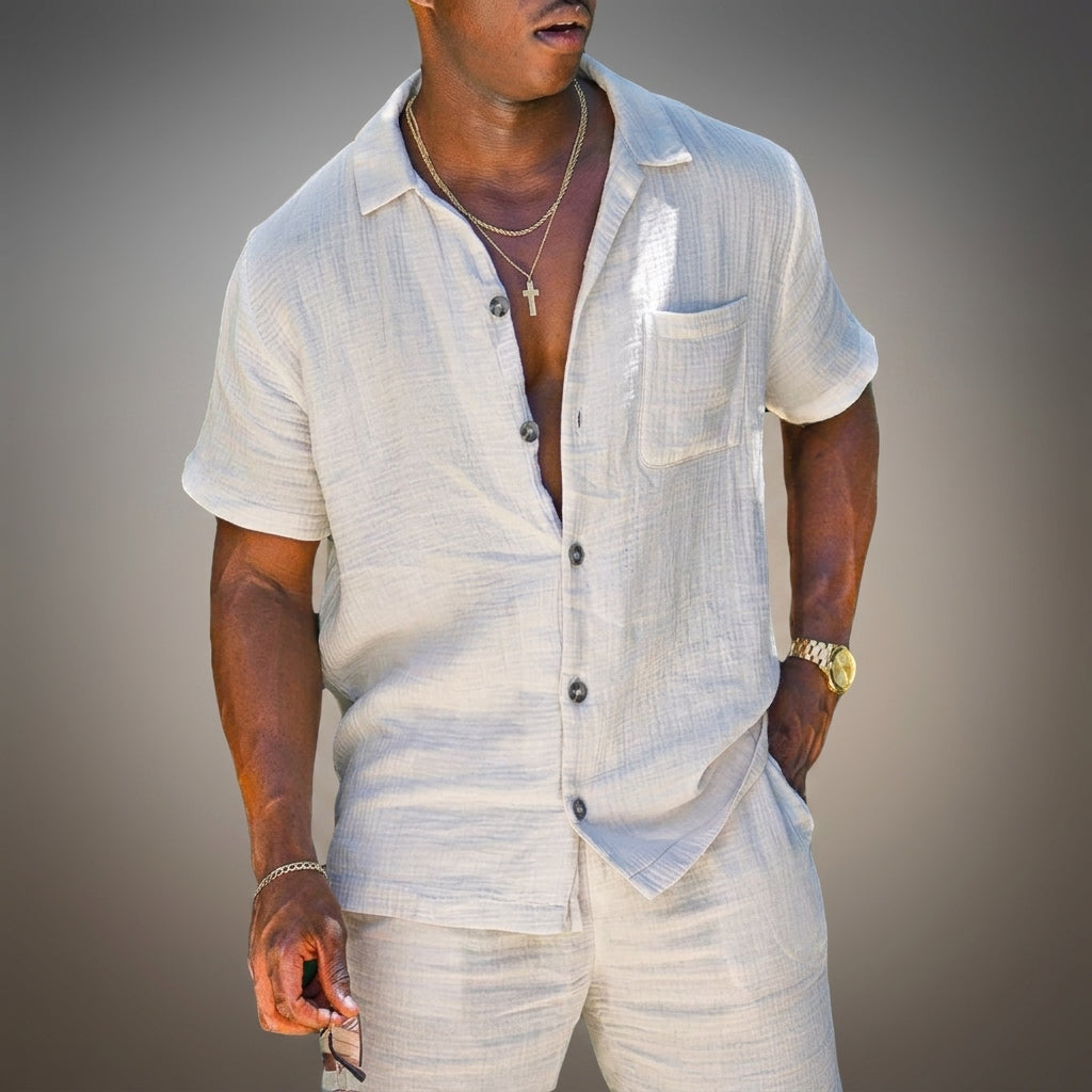 Women's camogli linen set, available in multiple colourways