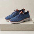 Men's midnight navy mesh knit sneakers