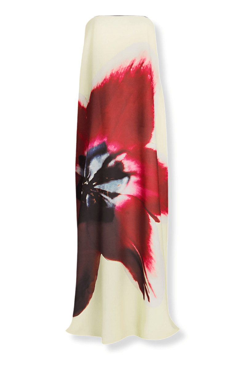 Women's maxi dress in a multicolour print, product photo 3