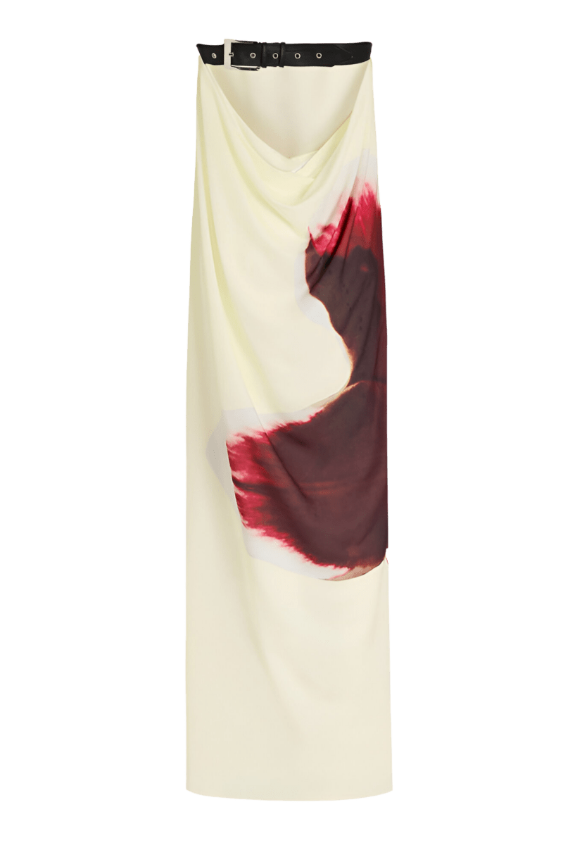 Women's maxi dress in a multicolour print, product photo 4