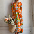 Women's dress breathable relaxed artful