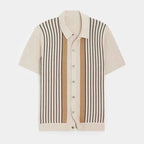 Men’s men's knitted polo top