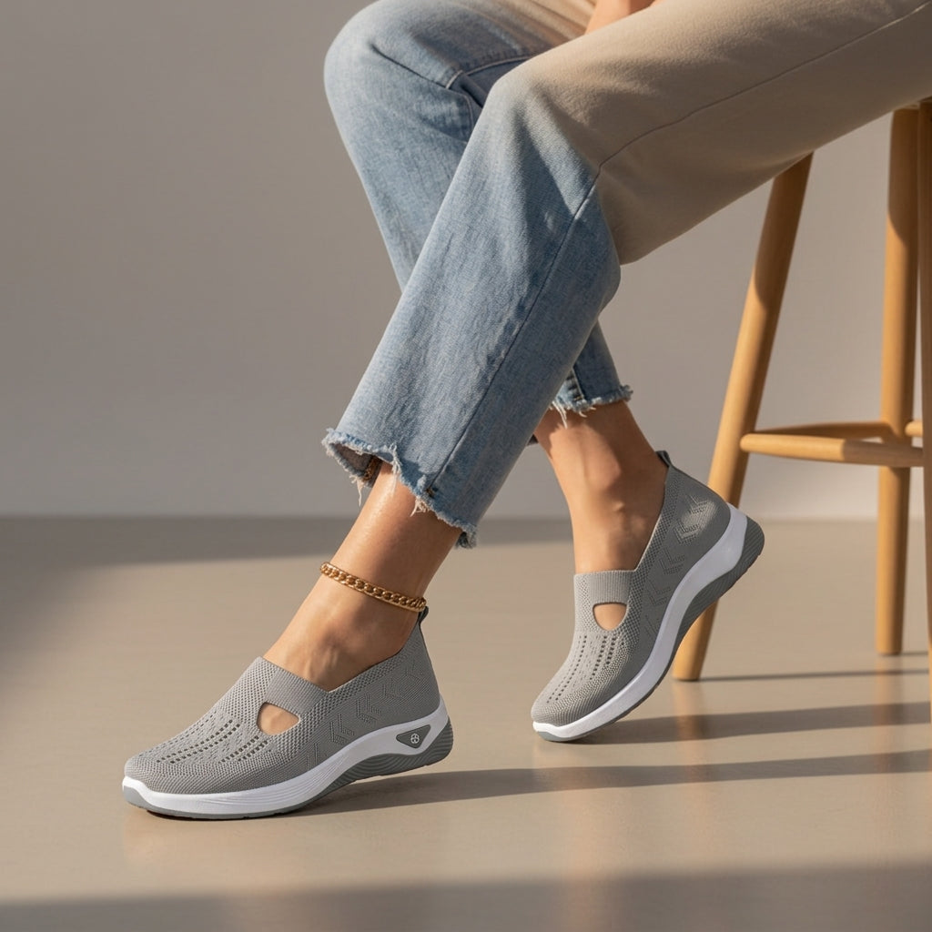 Women's memory foam walking shoes, available in multiple colourways, photo 5