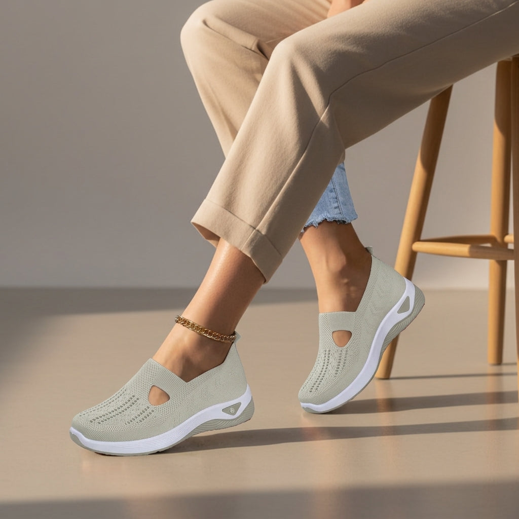 Women's memory foam walking shoes, available in multiple colourways, photo 6