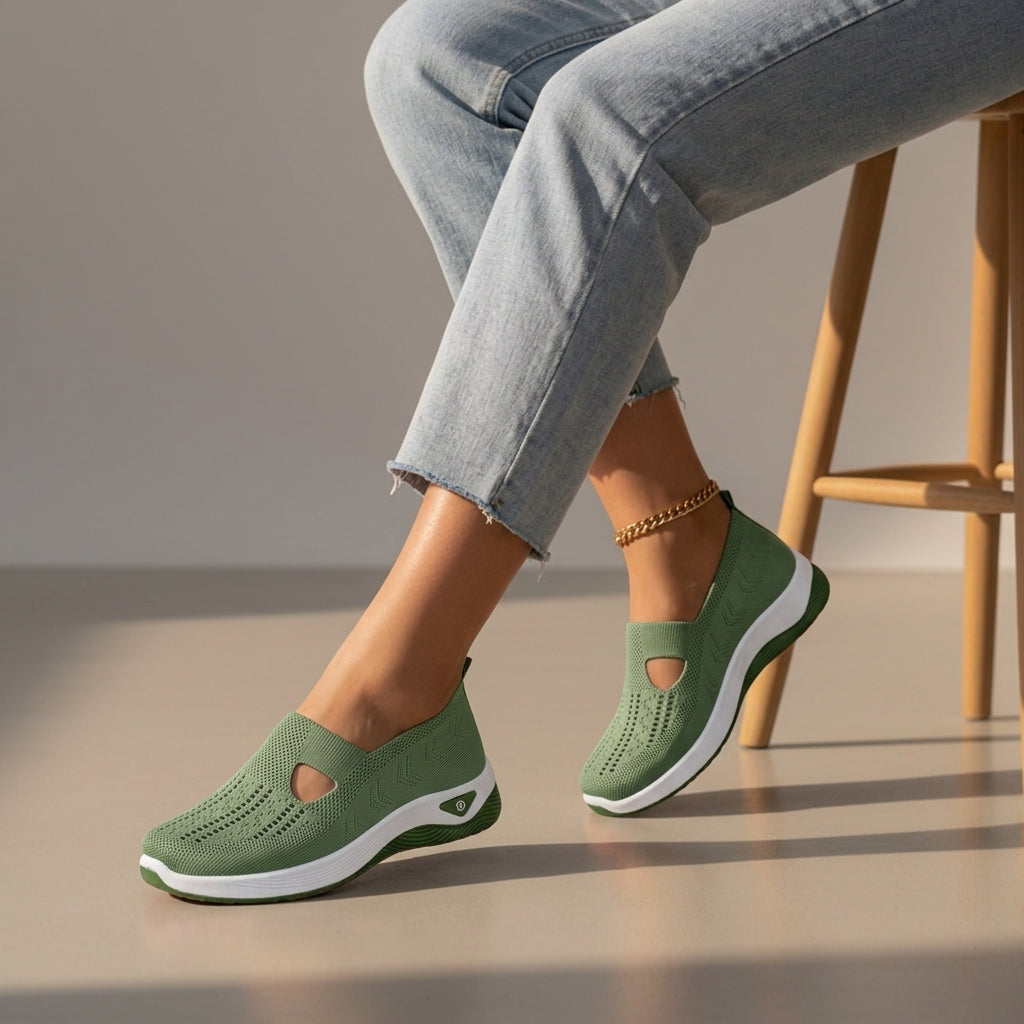 Women's memory foam walking shoes, available in multiple colourways, photo 7