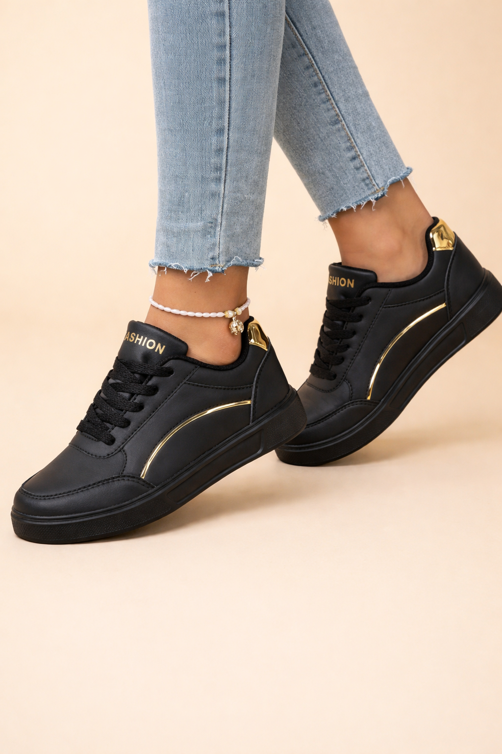 women's casual platform lace-up sneakers