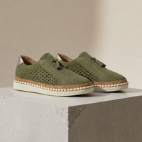 Hazel | Women's Suede Tassel Slip-On Sneakers for Everyday Wear