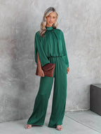 Women’s women's high neck jumpsuit