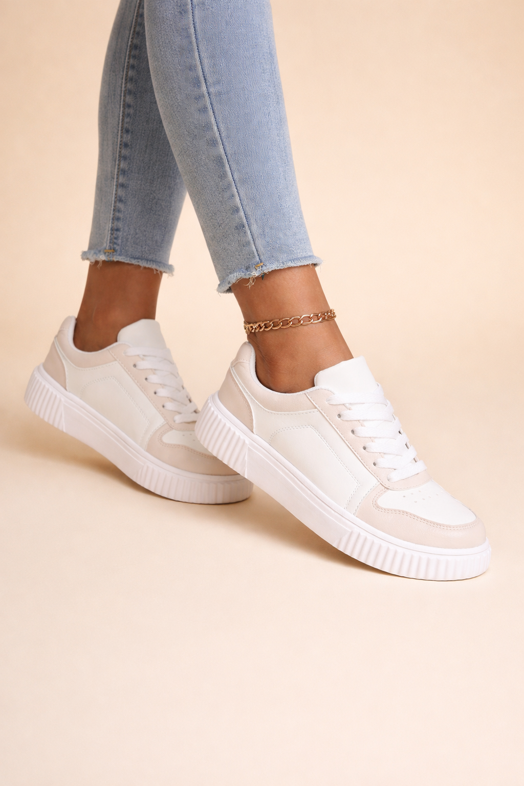 women's non-slip chunky sole sneakers