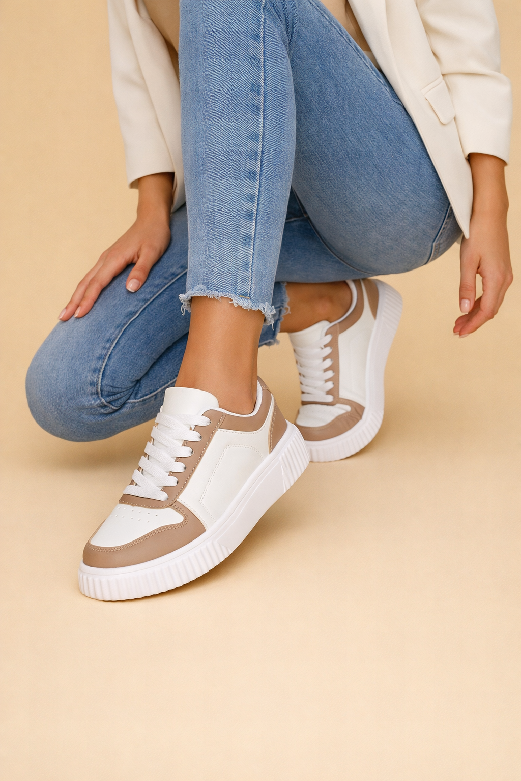 women's non-slip chunky sole sneakers