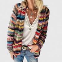 Celestine | Women's Colourful Open Knit Cardigan Relaxed