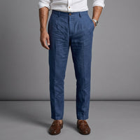 Fergus | Men's Slim Linen Pants, Chino-Inspired Fit for Warm Weather