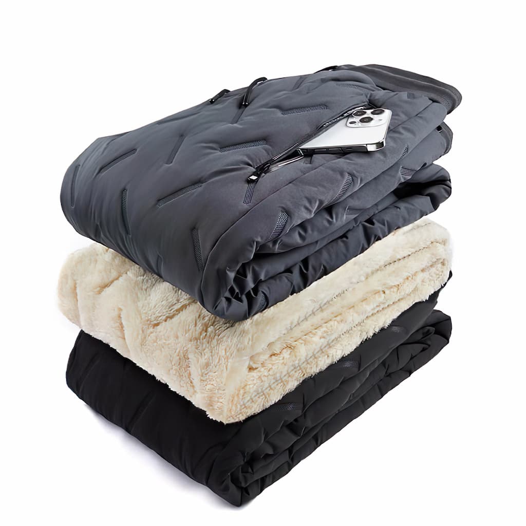 Women's fleece lined thermal pants in black