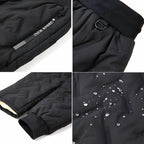 Women's fleece lined thermal pants in black