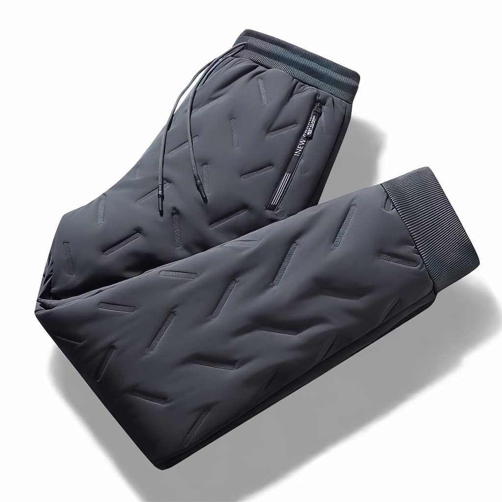 Women's fleece lined thermal pants in black
