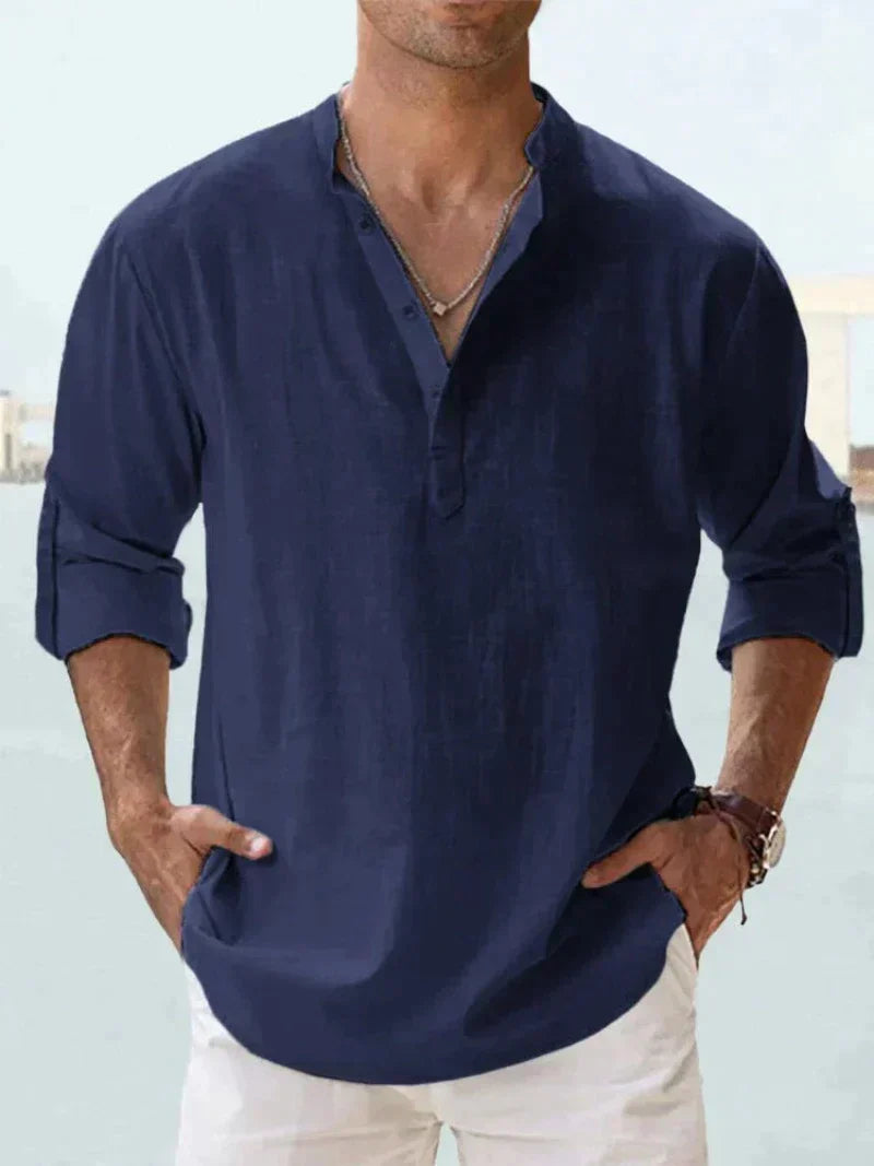 Men's Casual Hawaiian Beach Shirt in Multiple Colours — product photo