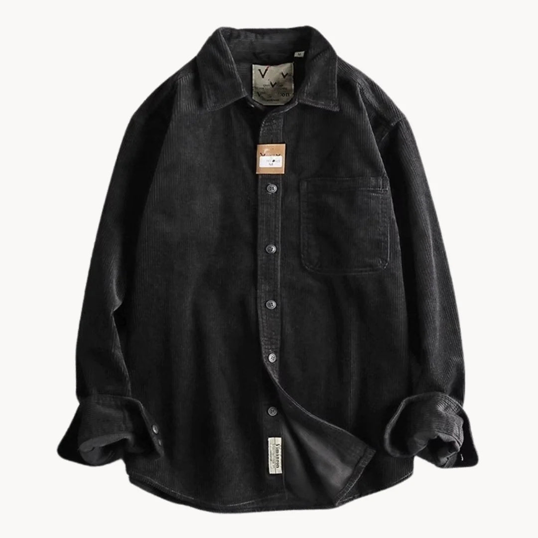 Men's Classic Durable Corduroy Shirt for Everyday Wear — product photo
