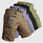 Men's Knee-Length Cargo Shorts with Multi-Pocket Storage — product photo
