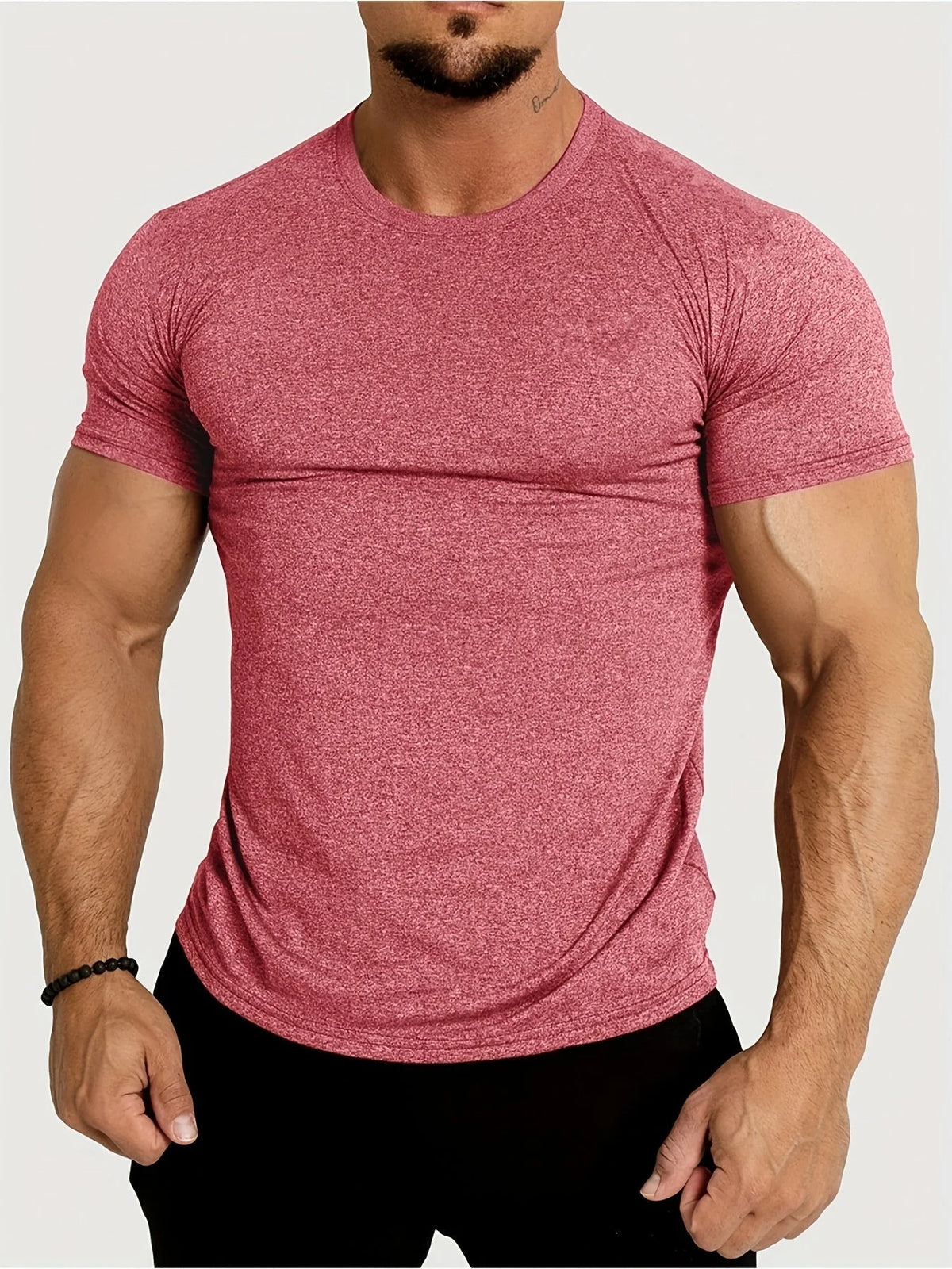 Men's Slim Fit Breathable Cotton T-Shirt for Everyday Wear — product photo