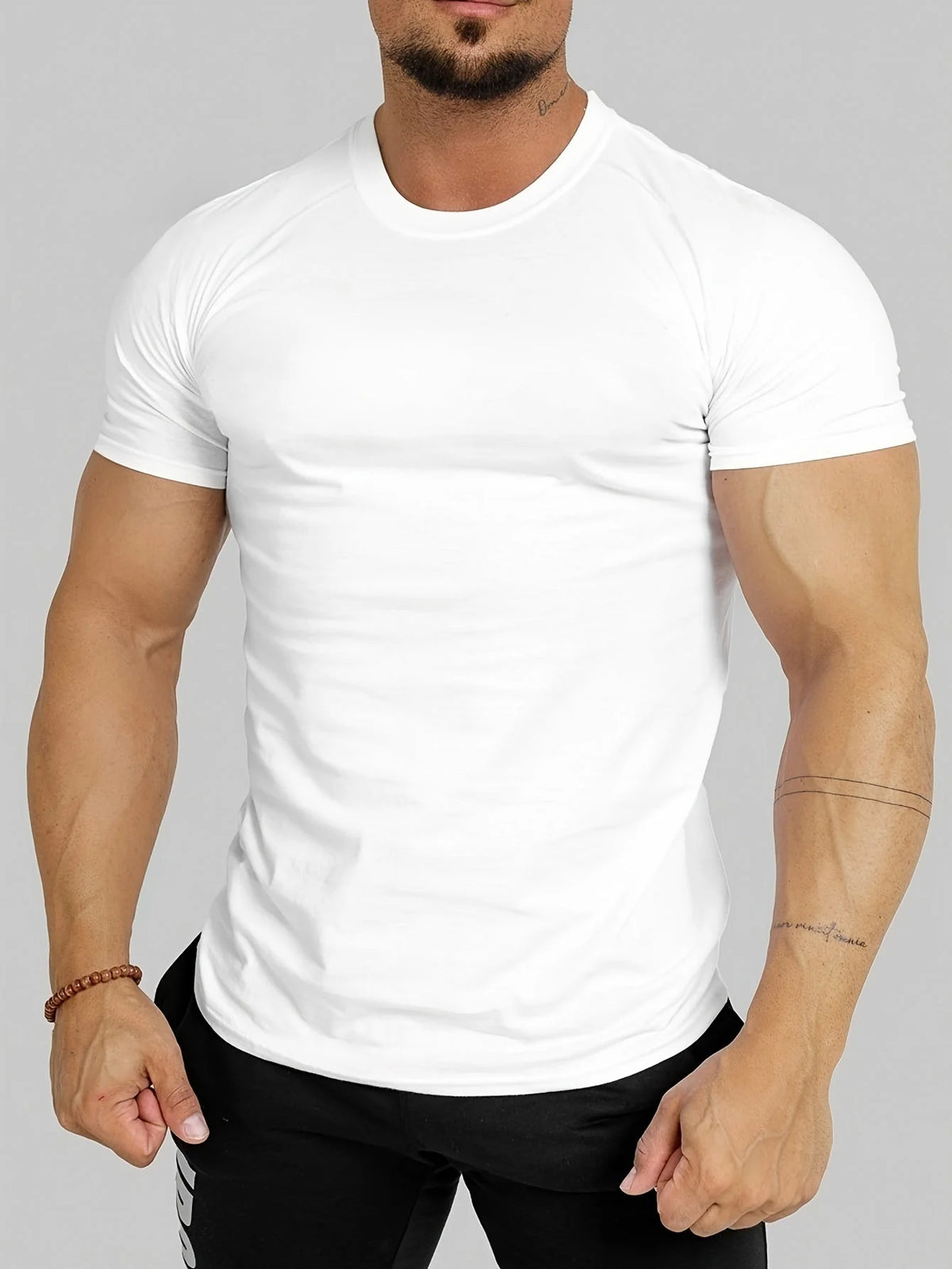 Men's Slim Fit Breathable Cotton T-Shirt for Everyday Wear — product photo