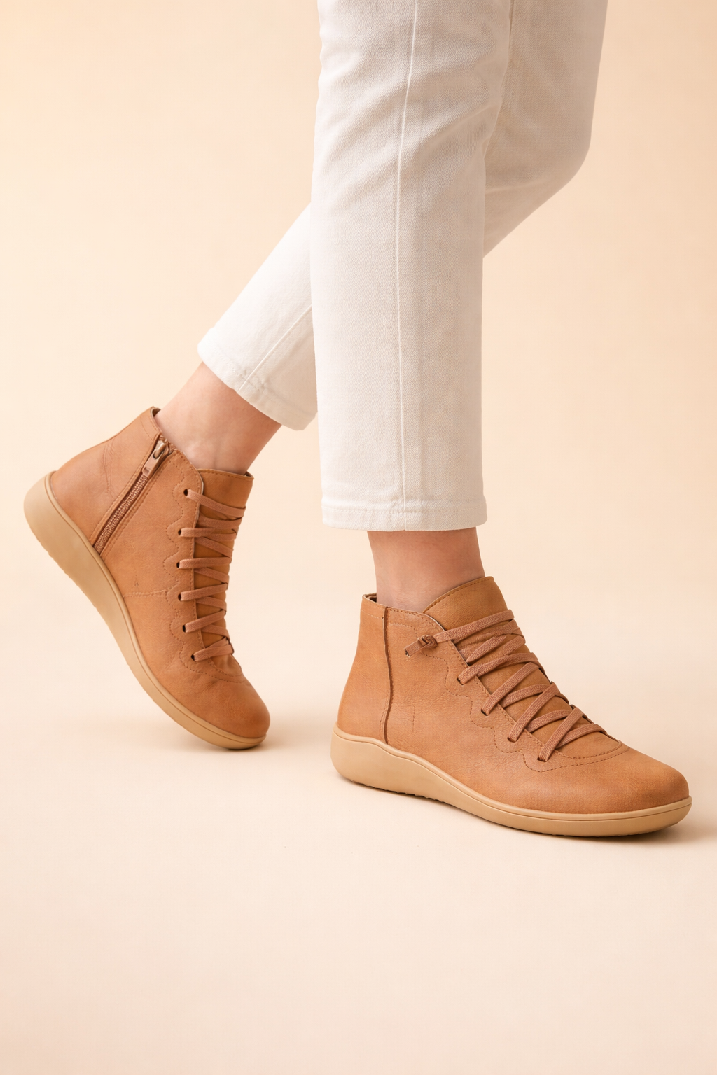 women's ankle boots low block heel