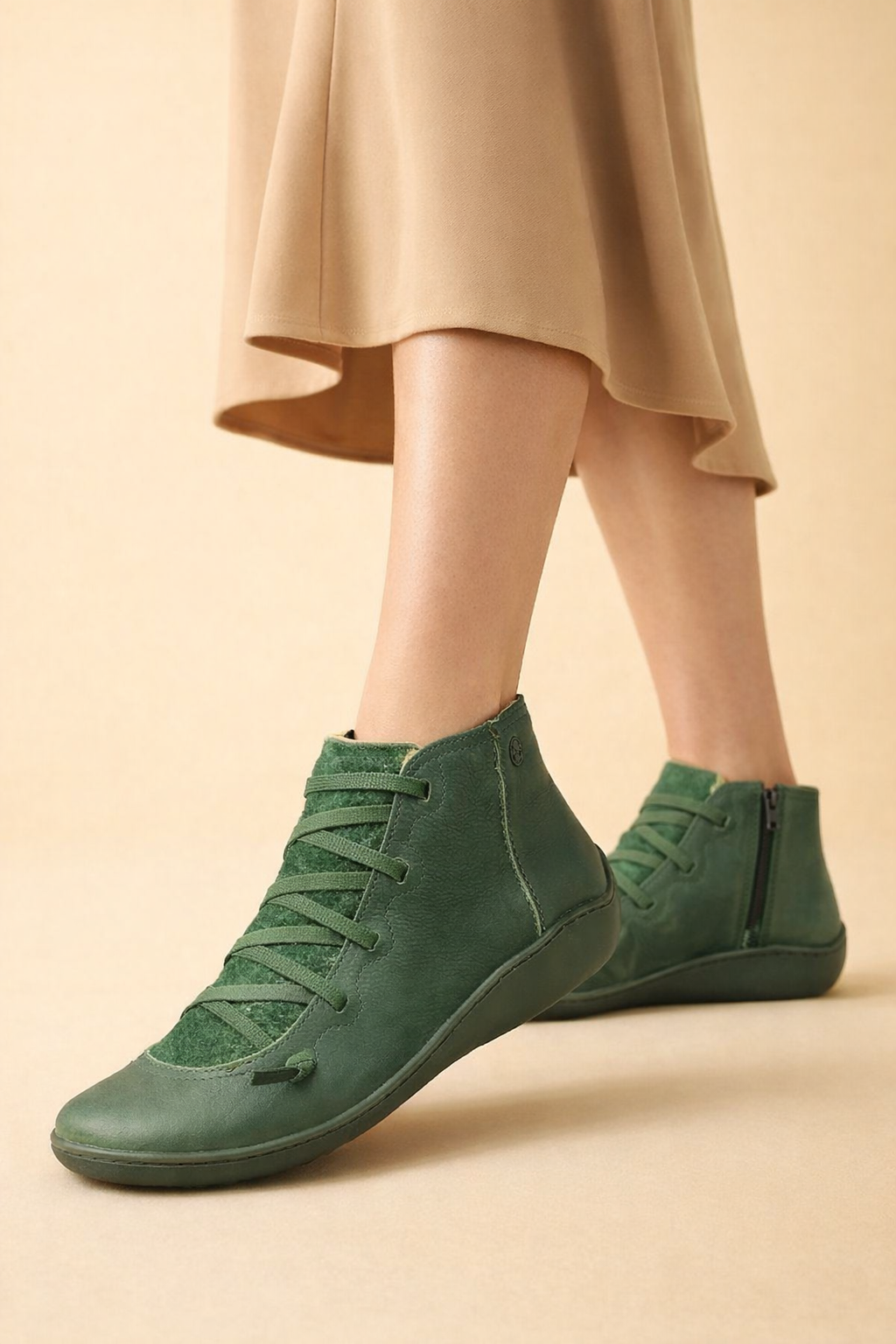 women's ankle boots low block heel