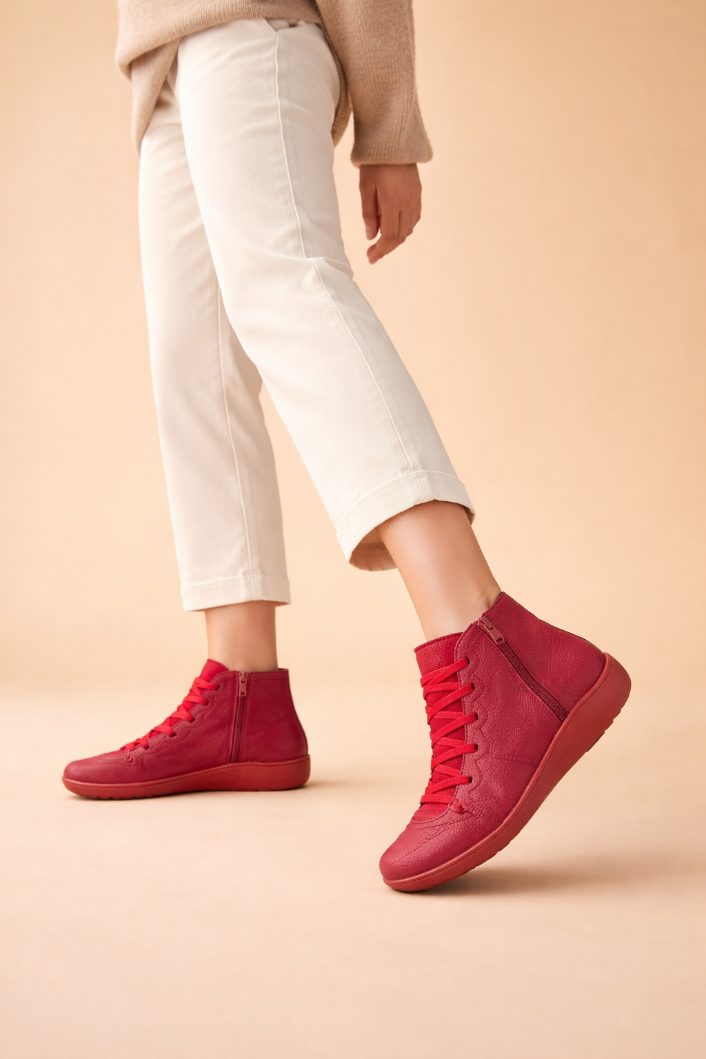 women's ankle boots low block heel