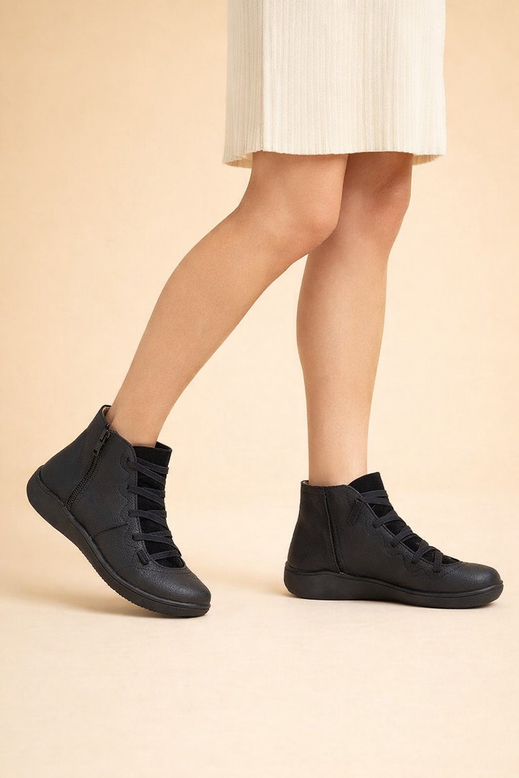 women's ankle boots low block heel