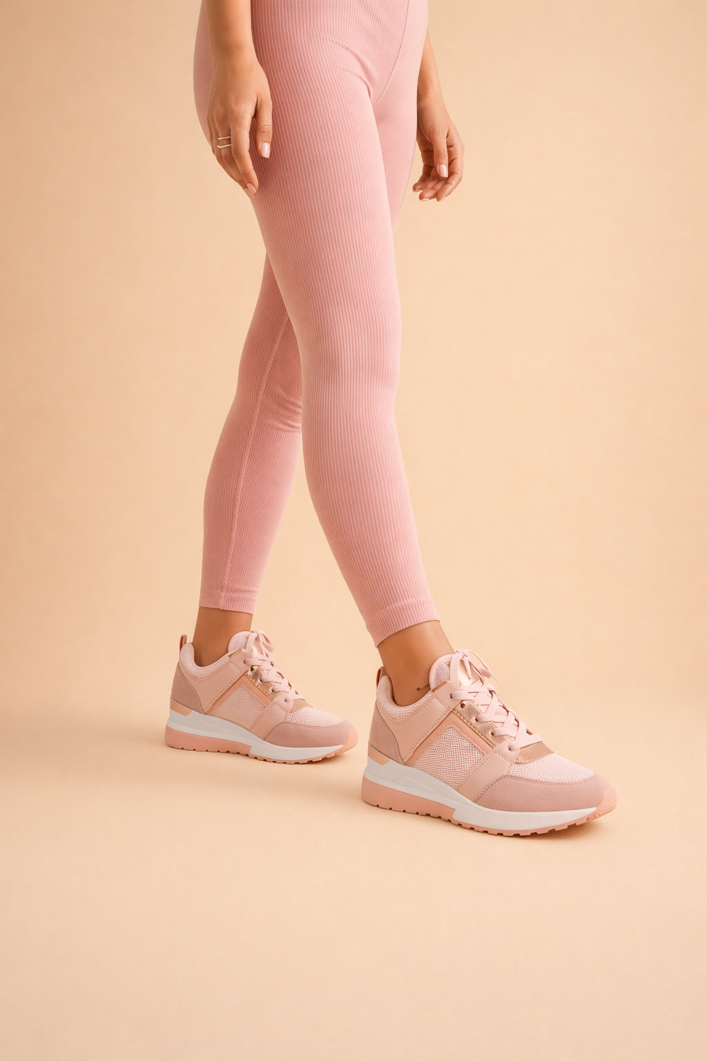 women's hidden wedge sneakers
