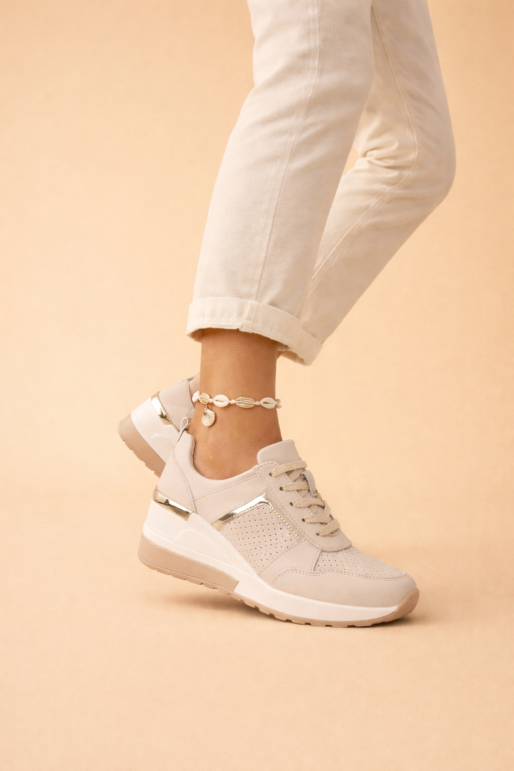 women's hidden wedge sneakers