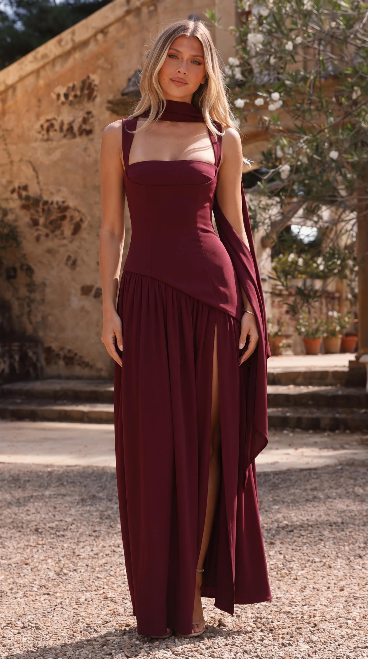 Cherry maxi dress, product photo 2