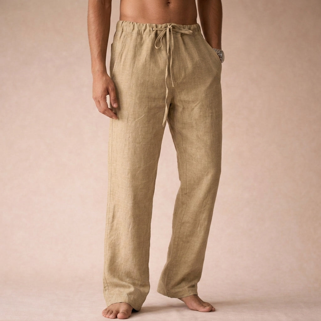 Earth-tone linen pants, available in multiple colourways, photo 3