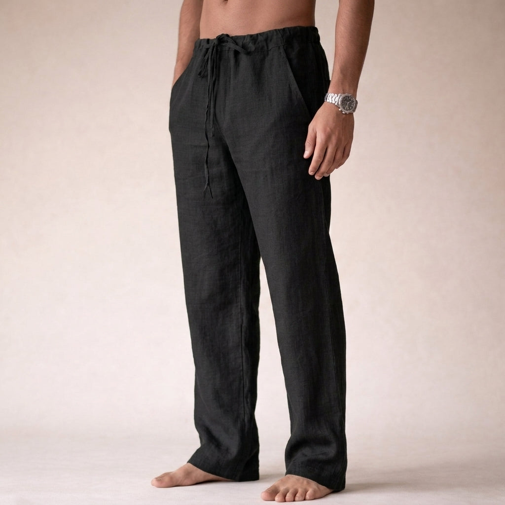 Earth-tone linen pants, available in multiple colourways, photo 4