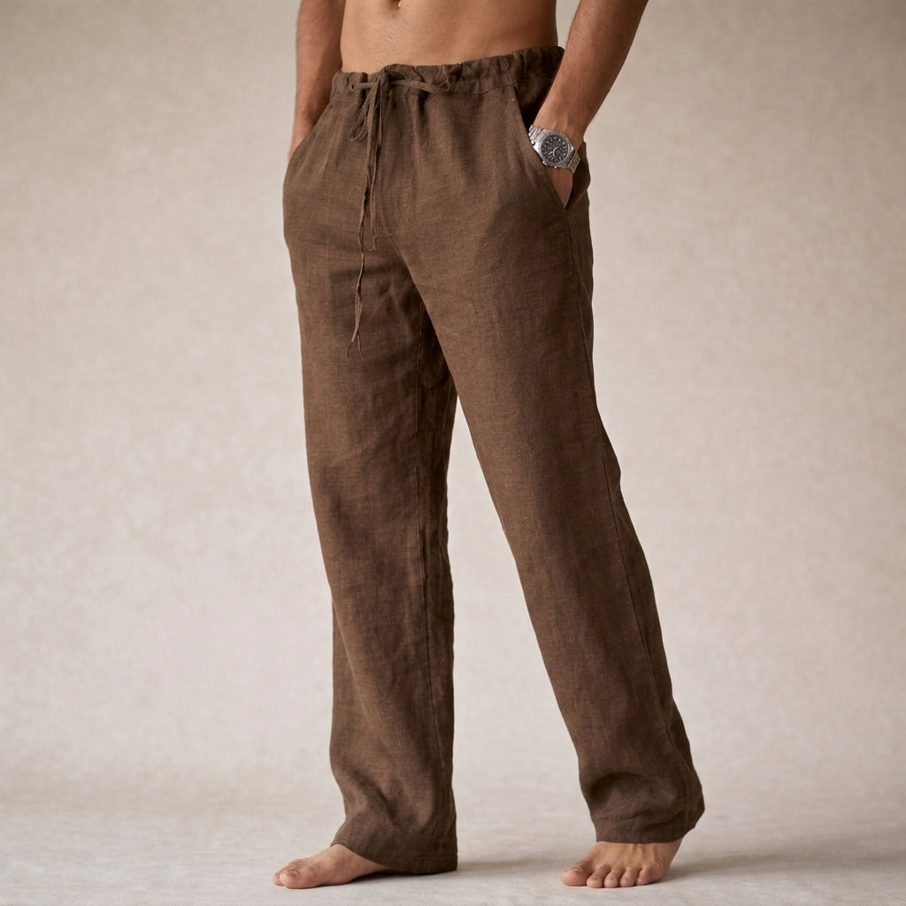 Earth-tone linen pants, available in multiple colourways, photo 6