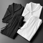 Women's monochrome linen set, available in multiple colourways, photo 3