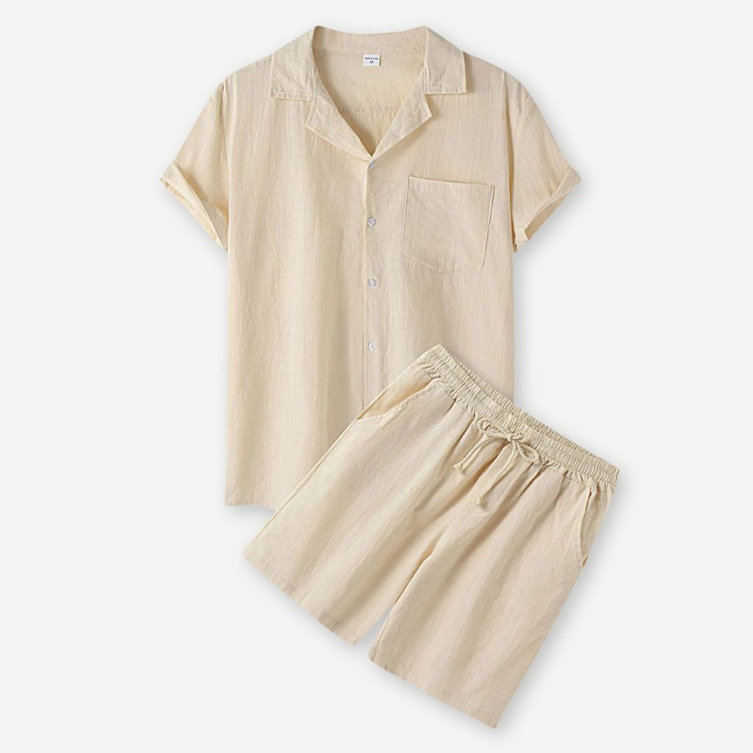 Men's relaxed linen set, available in multiple colourways, photo 2