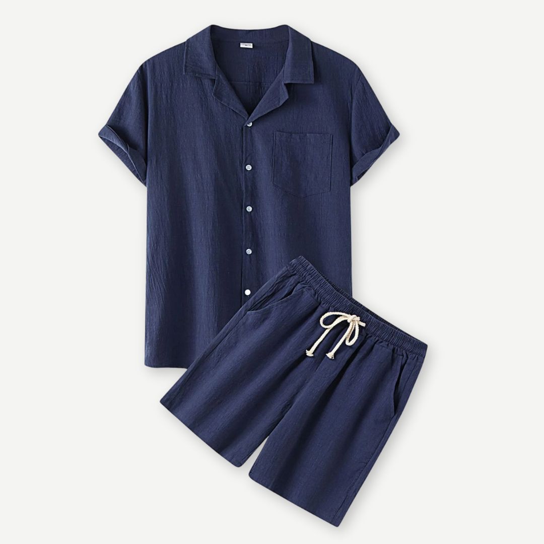 Men's relaxed linen set, available in multiple colourways, photo 5